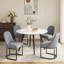 Chaise de salle à manger rembourrée Modern-1074133057