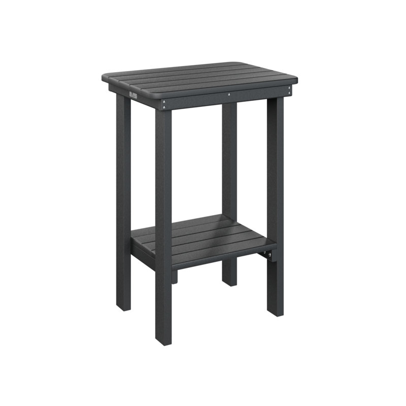 Outdoor Rectangular Counter Table, Black