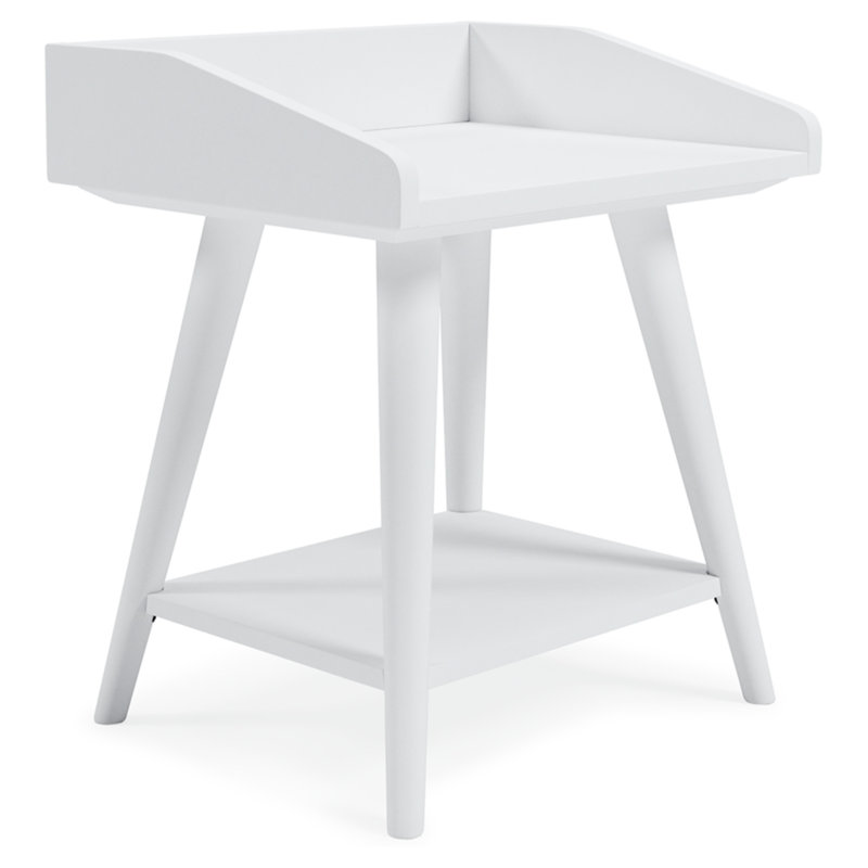 Elyssa End Table, White