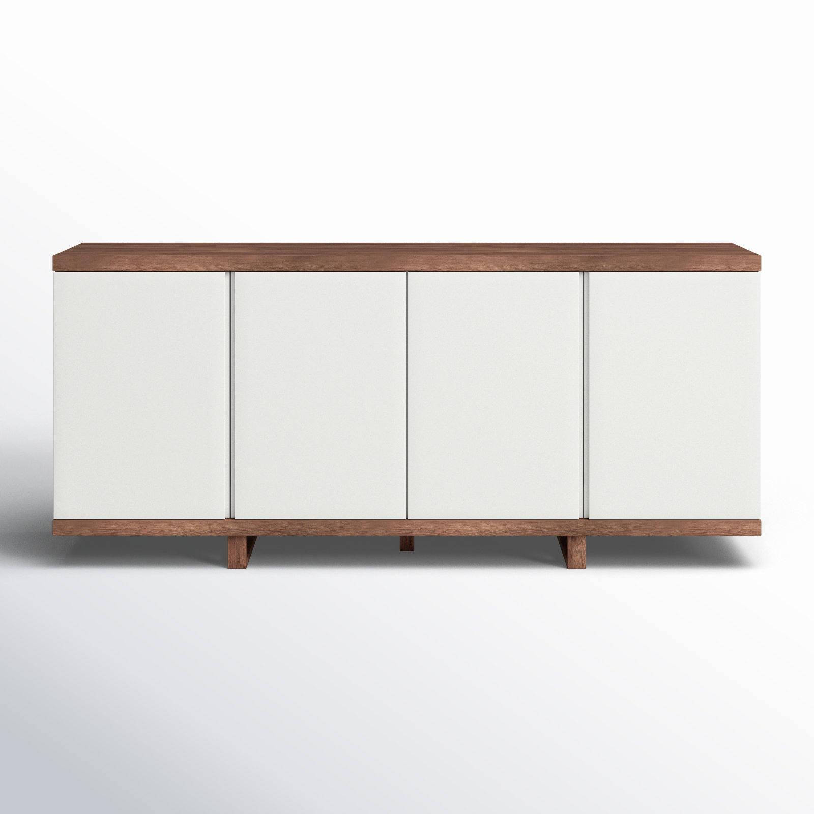 Pemberley 71'' Sideboard, Nogal/Off White