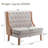Adeele 44'' Reception Loveseat-1942178125