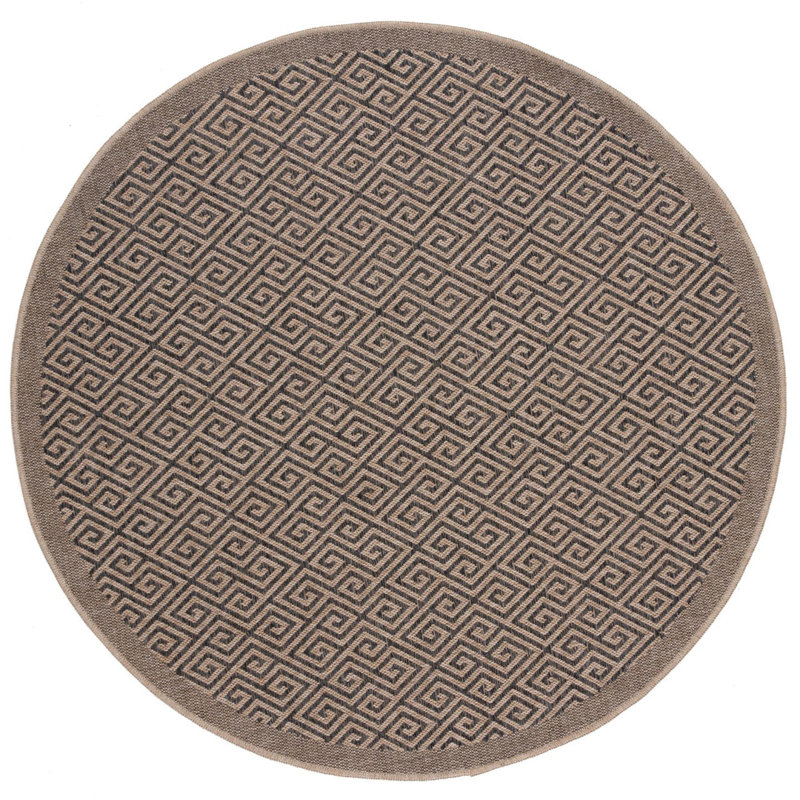Nature Collection Geometric Area Rug, Round 160 cm