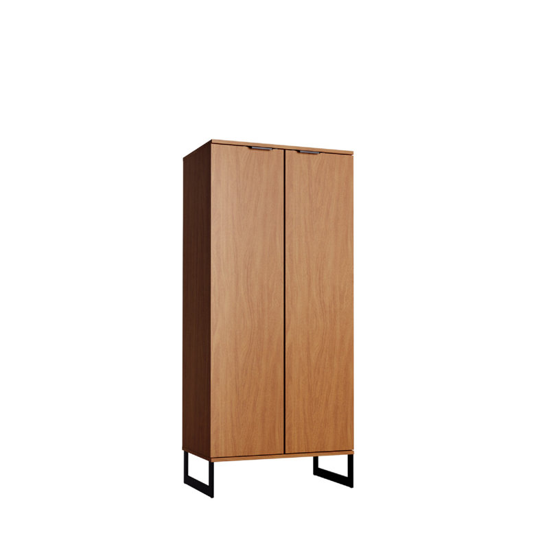 Saavedra Storage Bookcase, Maple