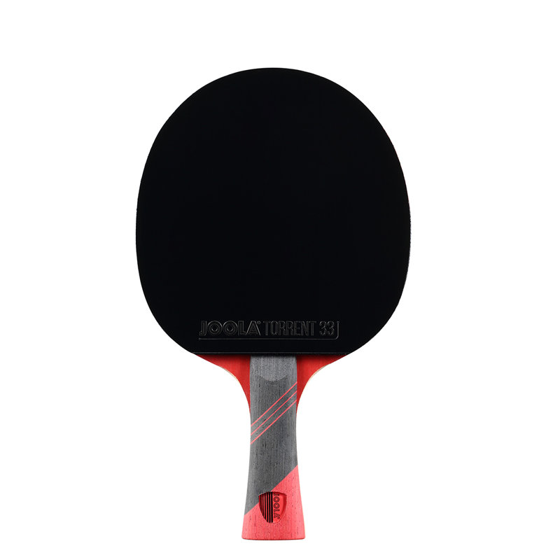 JOOLA Omega Speed Table Tennis Racket with Flared Handle - Tournament Level Ping Pong Paddle, Red