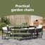 Eliezel 8 - Person Patio Dining Set with Rectangular Table-2134573330