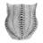  Helmville Black Dotted White Horned Owl Statue (6 Inch)-1271199468