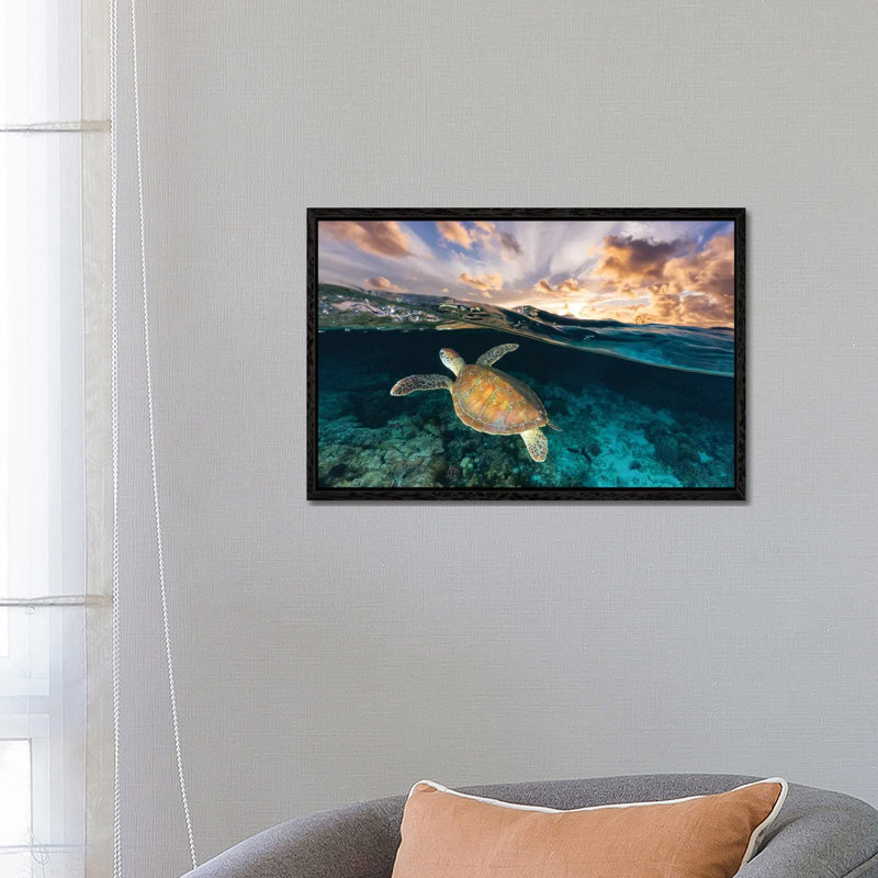 Be Free by Jordan Robins - Print on Canvas, 66.04 cm H x 45.72 cm W, Black Framed