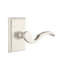 Emtek Passage Interior Mortise w/ Rectangular Rosette & Cortina Lever-967501511-967501533