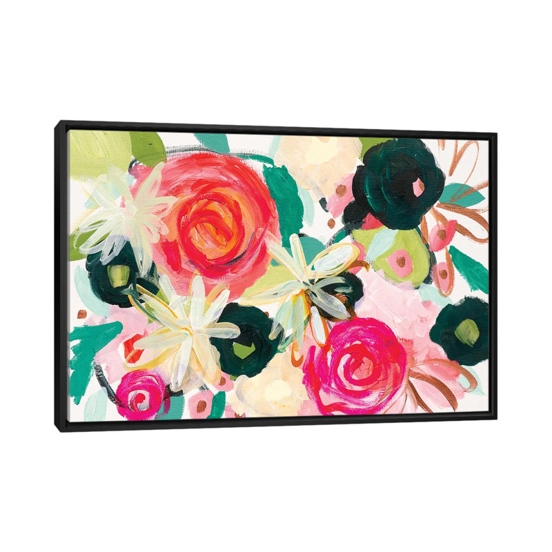 «Deborah's Générosité», impression sur toile, H 18 po x l 26 po x P 1,5 po, Toile avec cadre noir, Pas de tapis