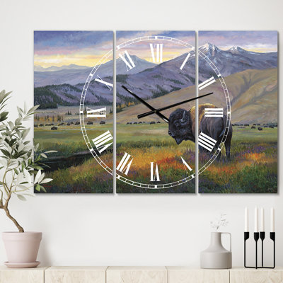 Horloge murale One Ton Warrior - 3 panneaux