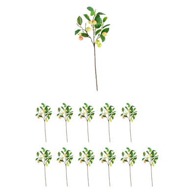  Artificial Apple Stem – Faux Apple Branches With Realistic Fruit & Leaves For Fall Decor, Centerpieces, Kitchen & Farmhouse Arrangements, 31" Long, Pack Of 12
