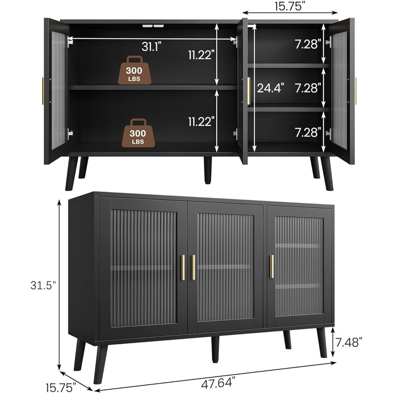 121cm Sideboard