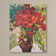 'Red Poppies and Daisies' by Vincent Van Gogh, Red Flowers in Jar Fine Art Gallery Canvas Print