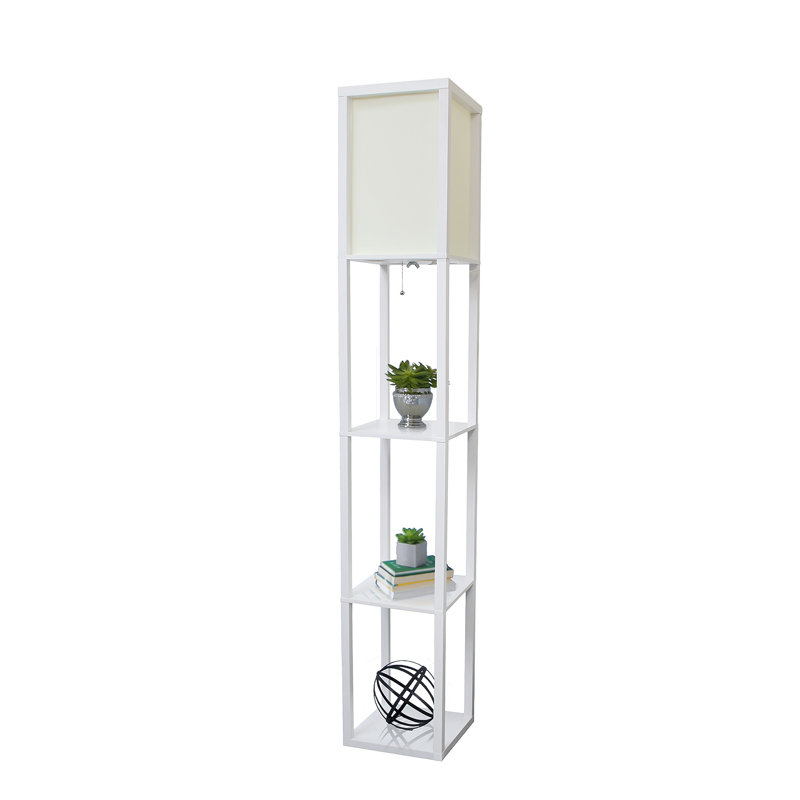 Zipcode Design Ariana 63.3" Tan Column Floor Lamp