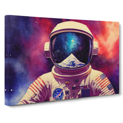 Colourful Astronaut Vol.3 - Wrapped Canvas Print