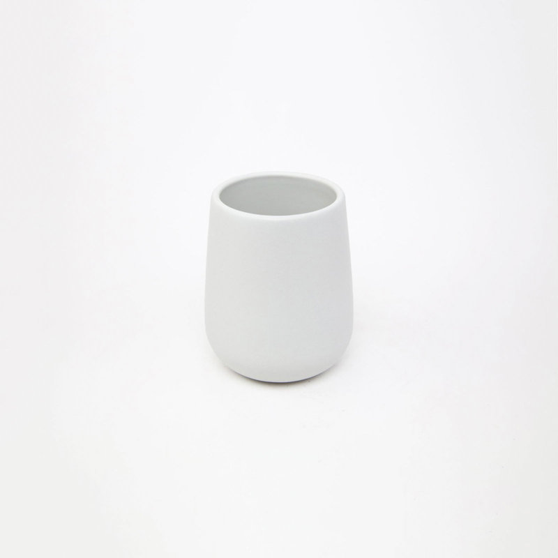Travis Heights Stoneware Coffee Mug, Chalk