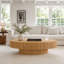 Table basse cannelée avec pied central-693683459