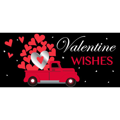 Pless Non-Slip Valentine's Day Doormat