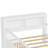 Twin Size Bed With Headboard Storage Rack, Two Under-Bed Drawers, Three-Side Guardrails For Safety And Security-1287532763