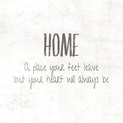 Home And Heart - Wrapped Canvas Print