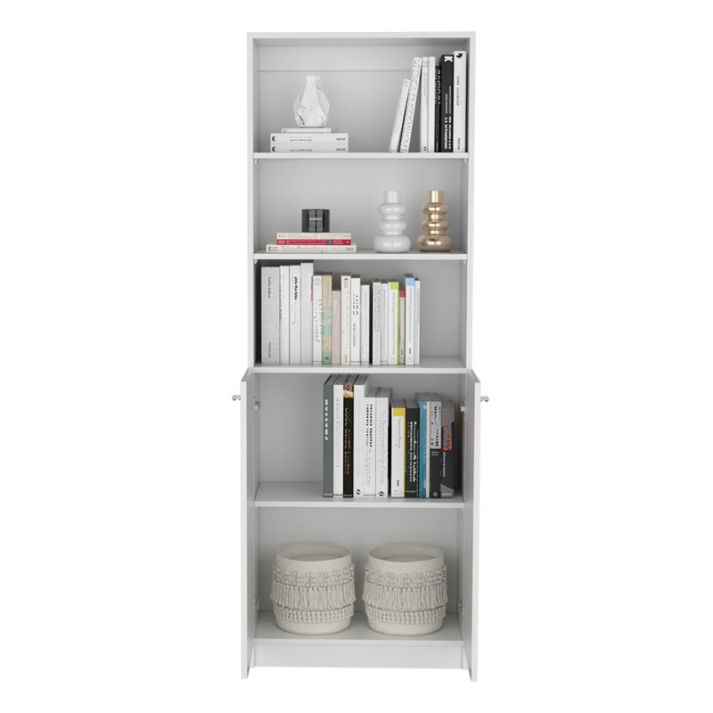 Ensemble de salon 2 pièces Veta avec 2 bibliothèques, blanc