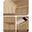 3-Drawer 31.5''W Nightstand, Fluted Night Stand, Modern Bedside End Table w/ Storage