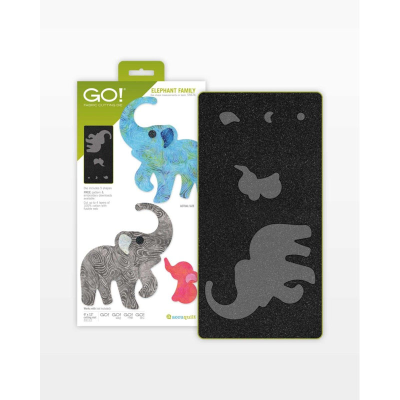 AccuQuilt GO! Matrice de découpe de tissu à bord tressé en bloc de 12 po pour projets de courtepointe