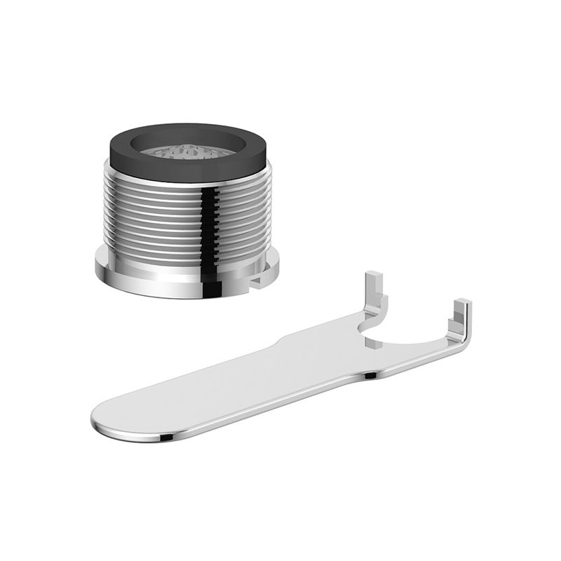 Ensemble d’aérateur mâles à pouce, Chrome