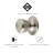 Terrace Single Dummy Door Knob