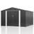 Outdoor Metal Storage Shed with Updated Frame Structure and Lockable Doors-97202366