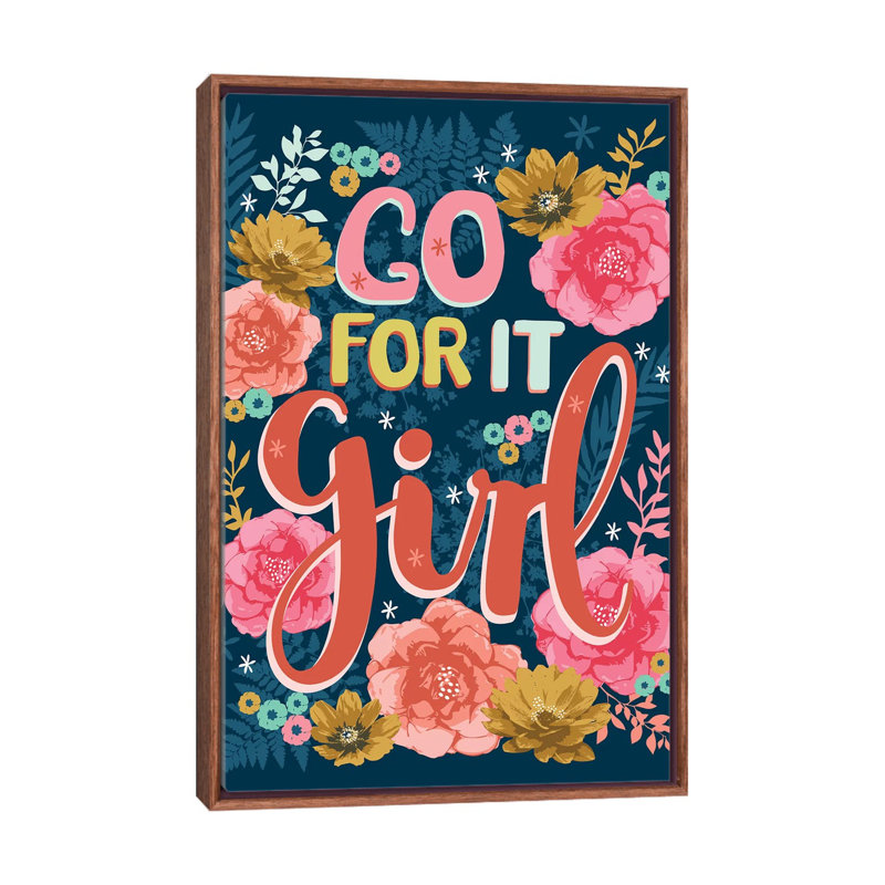 «Everyday Sassy Says II» par Lisa White boutons - impression d'art graphique, H 26 po x l 18 po x 1,5 po, Pas de tapis