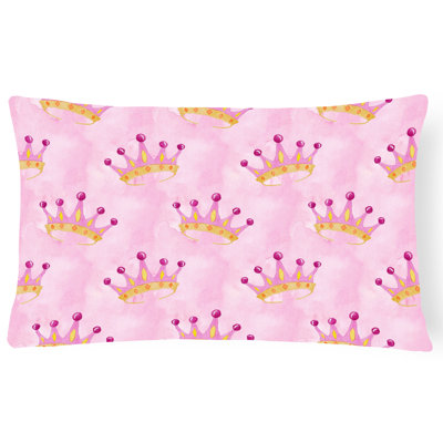  Coussin décoratif intérieur / extérieur Watercolor Princess Crown