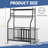 Quantavious Steel Mounted Adjustable Multi-Use Sports Rack