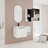 Wall-Mounted Bathroom Vanity With Ceramic Sink