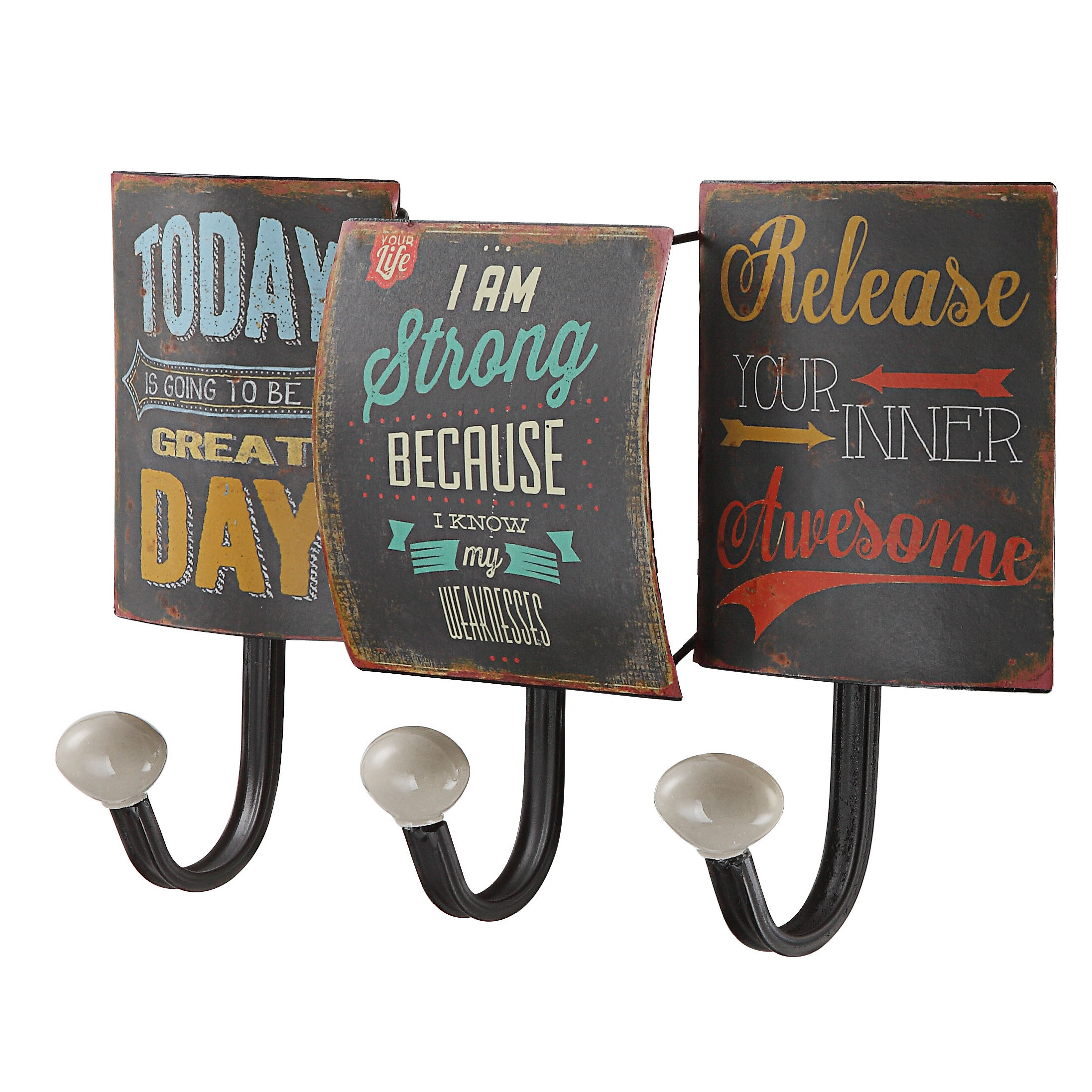 Hello Coat Rack Happy Larry Wall Mounted Coat Rack | Wayfair.co.uk
