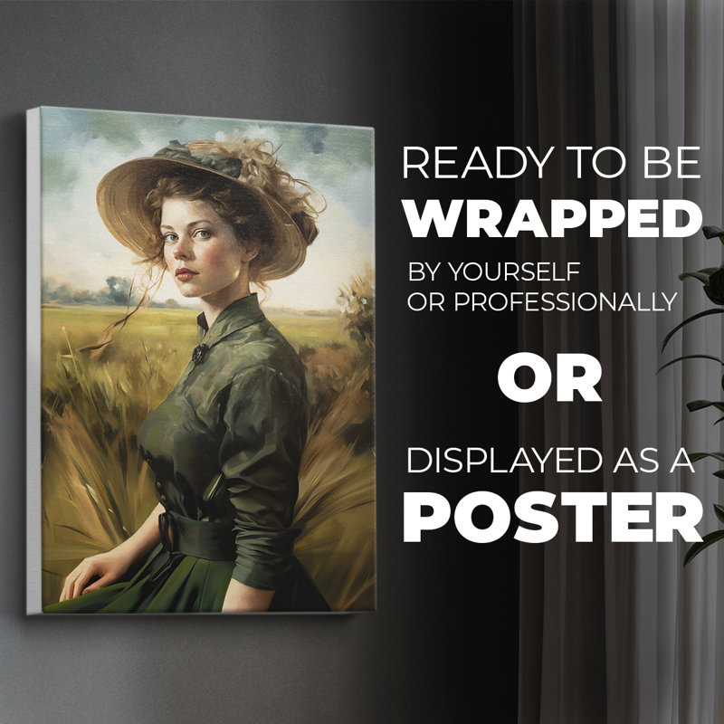 «WOMEN Series DCCCLxx», reproduction sur toile de qualité supérieure seulement - non encadrée - prête à être accrochée