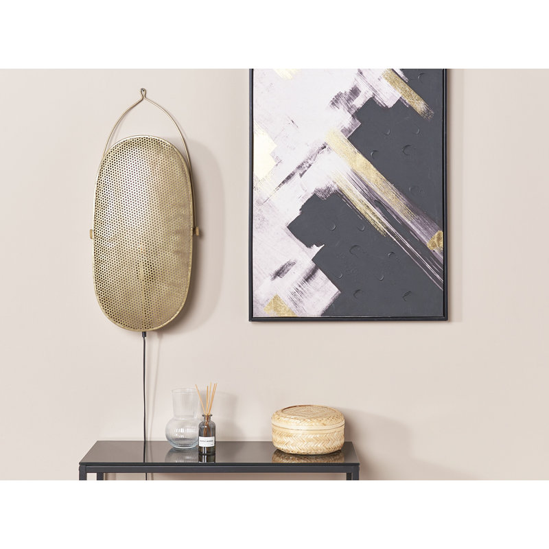 Aniah Iron Plug-in Flush Mounted Sconce
