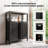 Nikoll Bamboo Mounting / Installation Required Bathroom Cabinet-1716892342