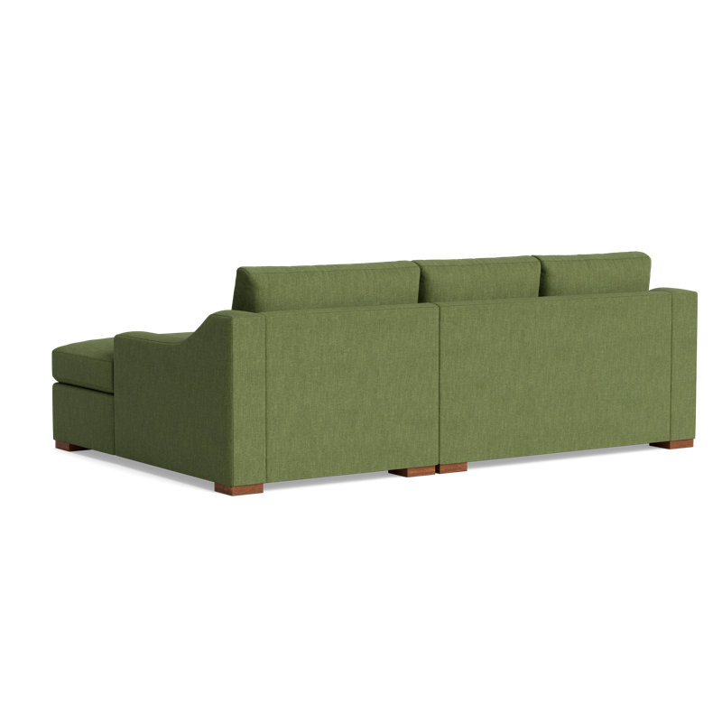 Lucca Sectional, Right Hand Facing, Performance Weave - Basil