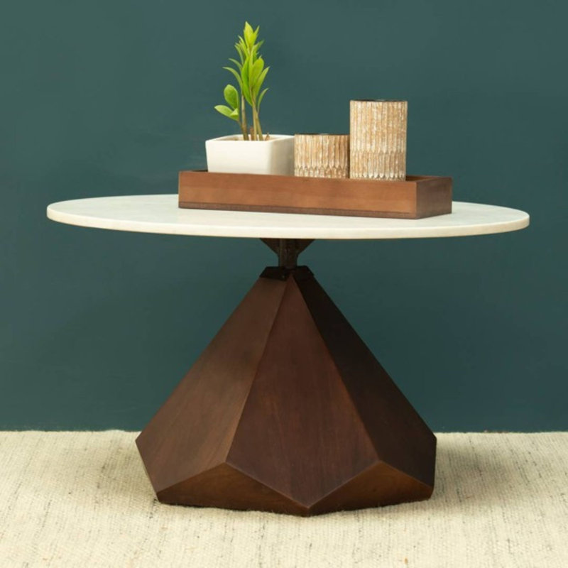Jarnae Marble Top Coffee Table