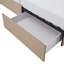 Lit plateforme tapissier avec rangement Cletus-1691165819