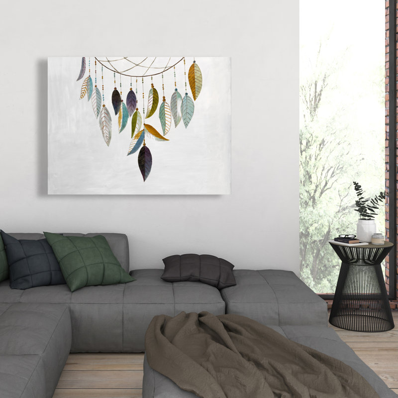 Dreamcatcher with Feathers - Canvas Bedroom Decor for Home