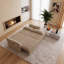Canapé-lit convertible 2 en 1 de 216 cm avec pouf de rangement pour salon, dimensions du canapé : 216 cm (L) x 84 cm (l) x 94 cm (H), dimensions du lit : 216 cm (L) x 153 cm (l) x 60 cm (H)-869734224