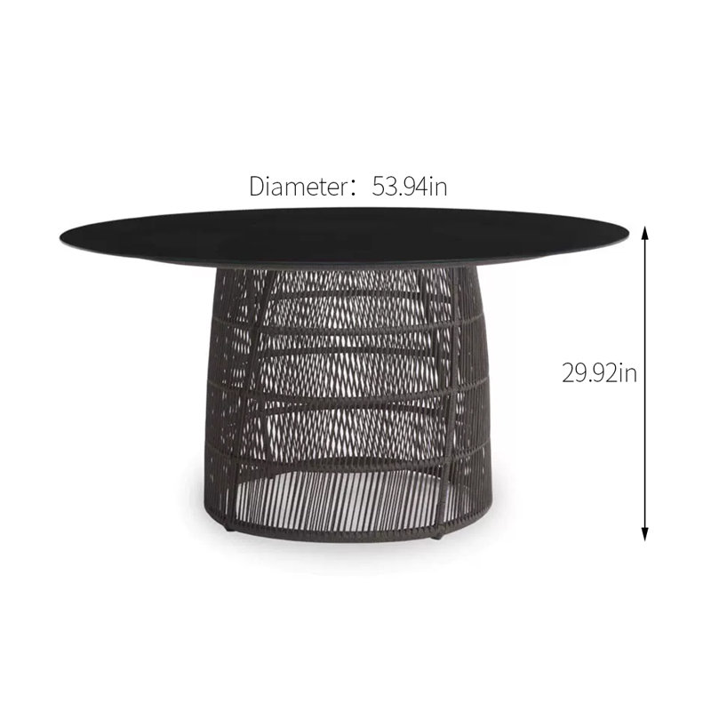 Table d'extérieur Javin L 53,94 x l 53,94