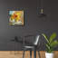 «Sunflowers By The Sea Square» par Danhui Nai, art mural en verre acrylique-418866829