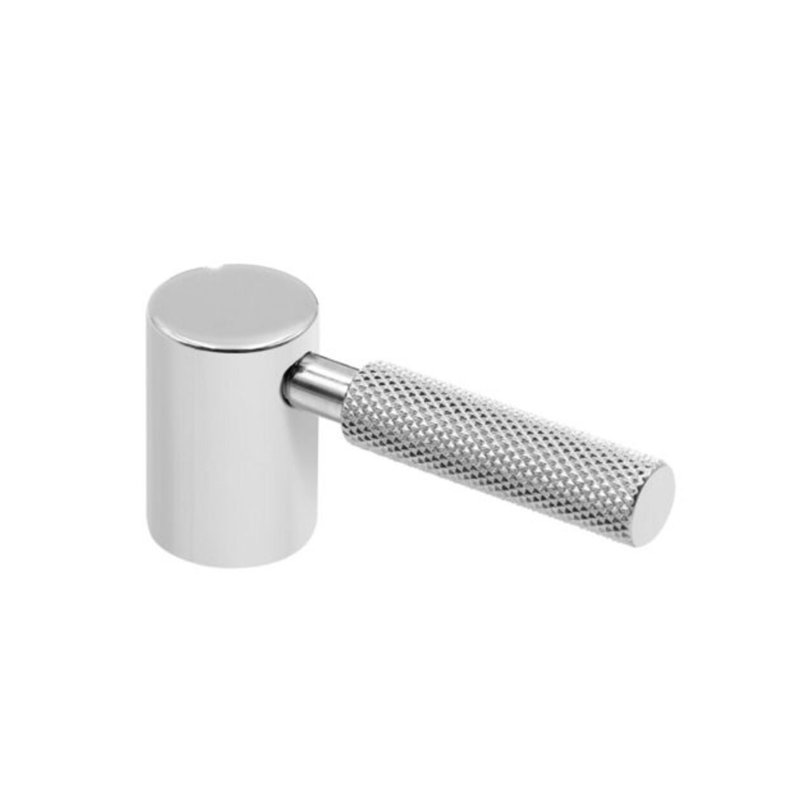 Modern Industrial Novelty Pull, Chrome