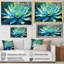 «Green Succulents Majestic Agave II - Succulent», art mural-4265884-4265878