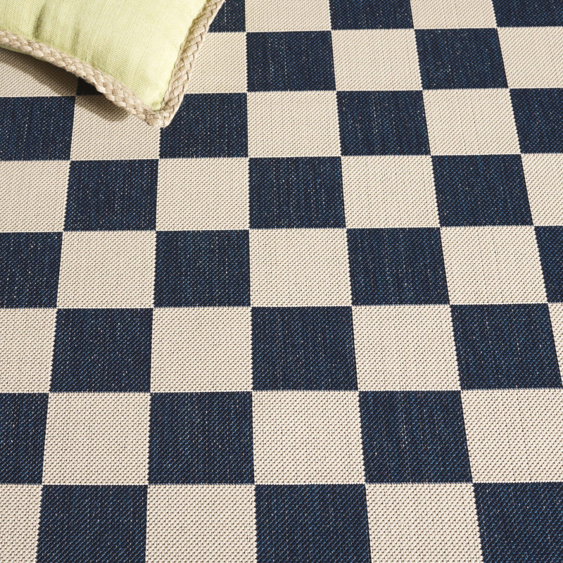 Tapis d'intérieur / extérieur à motif géométrique Micharl Performance, Rectangle 2 pi x 3 pi 7 po
