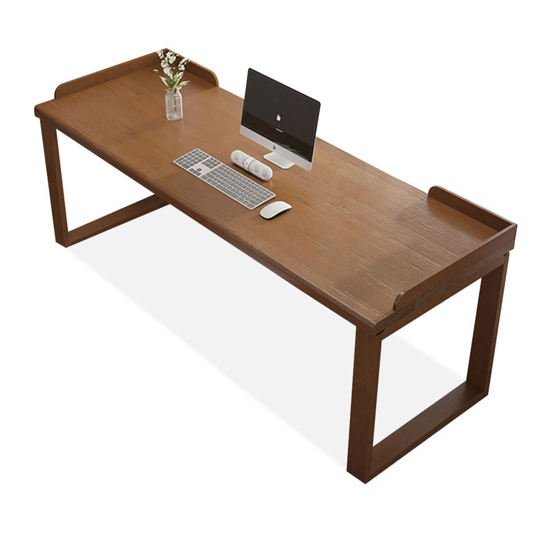 Bureaux rectangulaires en bois massif, H 29,53 po x l 78,74 po x P 23,62 po, Brun
