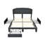Loki Upholstered Drawers Platform Bed